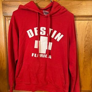 Red Destin Florida Hoodie